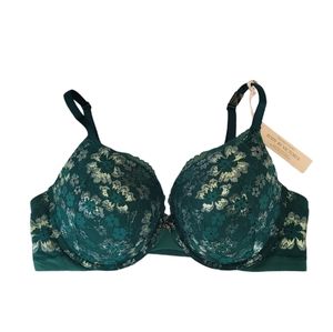 VICTORIA'S SECRET Body by Victoria Lace Push Up Perfect Shape Bra Size 38D